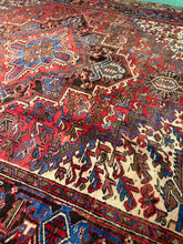 Load image into Gallery viewer, Vintage Hand Knotted Persian Heriz (7'7" x 10'5")