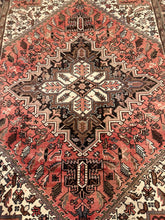 Load image into Gallery viewer, Vintage Hand Knotted Persian Heriz (6'7" x 9'10")