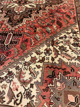 Load image into Gallery viewer, Vintage Hand Knotted Persian Heriz (6'7" x 9'10")