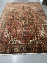Load image into Gallery viewer, Vintage Hand Knotted Persian Ahar Heriz (7'6" x 11'4")