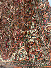 Load image into Gallery viewer, Vintage Hand Knotted Persian Ahar Heriz (7'6" x 11'4")