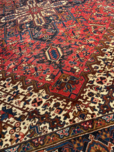 Load image into Gallery viewer, Vintage Hand Knotted Persian Heriz (9'7" x 12'9")
