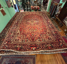 Load image into Gallery viewer, Vintage Hand Knotted Persian Ahar Heriz (8'4" x 12'2")