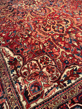Load image into Gallery viewer, Vintage Hand Knotted Persian Ahar Heriz (8'4" x 12'2")