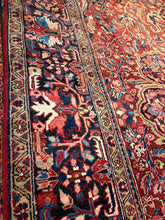 Load image into Gallery viewer, Vintage Hand Knotted Persian Ahar Heriz (8'4" x 12'2")