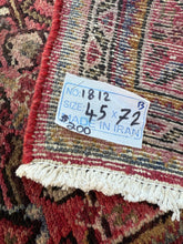 Load image into Gallery viewer, Vintage Hand Knotted Persian Hossein Abad (18" x 28")