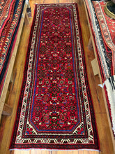 Load image into Gallery viewer, Vintage hand Knotted Persian Hosseinabad Runner (3'3" x 9'5")