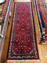 Load image into Gallery viewer, Vintage hand Knotted Persian Hosseinabad Runner (3'3" x 9'5")