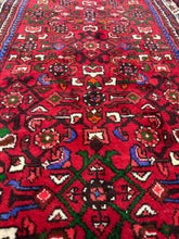 Load image into Gallery viewer, Vintage hand Knotted Persian Hosseinabad Runner (3'3" x 9'5")