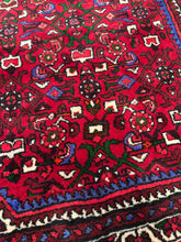 Load image into Gallery viewer, Vintage hand Knotted Persian Hosseinabad Runner (3'3" x 9'5")