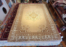 Load image into Gallery viewer, Vintage Hand Knotted Persian Ferdoos (6’8 x 10’)