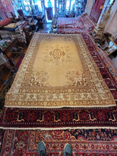 Load image into Gallery viewer, Vintage Hand Knotted Persian Ferdoos (6’8 x 10’)