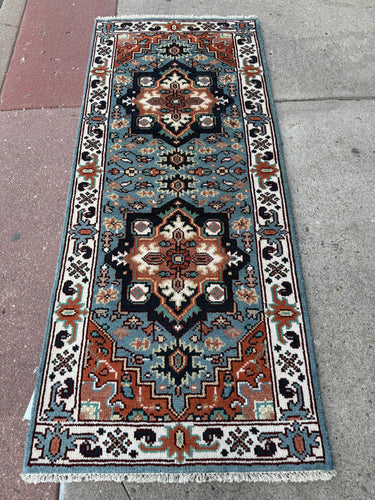 Hand Knotted Indian Runner (2'5