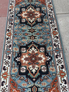 Hand Knotted Indian Runner (2'5" x 6')