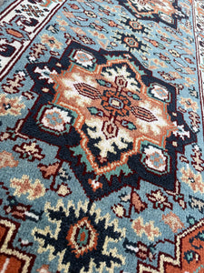 Hand Knotted Indian Runner (2'5" x 6')