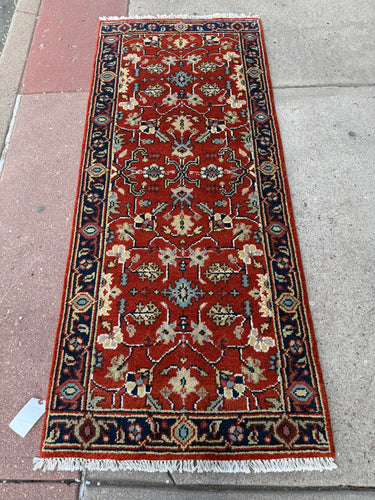 Hand Knotted Indian Runner (2'6