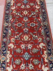 Hand Knotted Indian Runner (2'6" x 6')