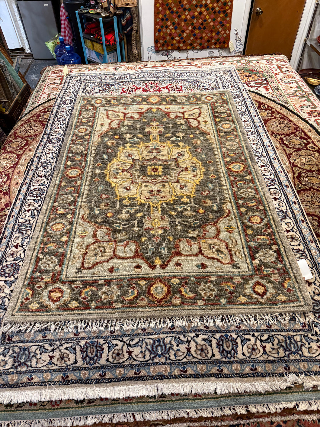 Hand Knotted Indian Rug (4’ x 6’)