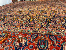 Load image into Gallery viewer, Vintage Hand Knotted Persian Kashmar (9'8" x 12'5")