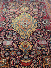 Load image into Gallery viewer, Vintage Hand Knotted Persian Kashmar (9'6" x 12'9")