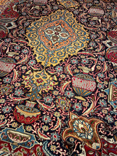 Load image into Gallery viewer, Vintage Hand Knotted Persian Kashmar (9'6" x 12'9")