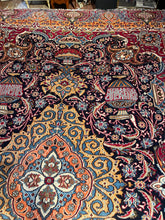 Load image into Gallery viewer, Vintage Hand Knotted Persian Kashmar (9'6" x 12'9")