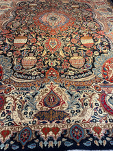 Load image into Gallery viewer, Vintage Hand Knotted Persian Kashmar (9'6" x 12'7")