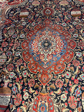 Load image into Gallery viewer, Vintage Hand Knotted Persian Kashmar (9'6" x 12'7")