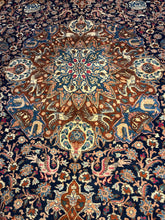 Load image into Gallery viewer, Vintage Hand Knotted Persian Kashmar (10' x 12'7")