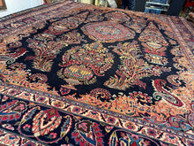 Load image into Gallery viewer, Vintage Hand Knotted Persian Kashmar (9'6" x 13'2")