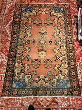 Load image into Gallery viewer, Vintage Hand Knotted Persian Mahal (4'2" x 6'7")
