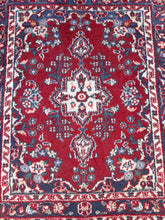 Load image into Gallery viewer, Vintage Hand Knotted Persian Mashad (27" x 32")
