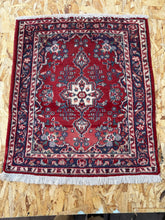 Load image into Gallery viewer, Vintage Hand Knotted Persian Mashad (28" x 32")
