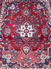 Load image into Gallery viewer, Vintage Hand Knotted Persian Mashad (28" x 32")