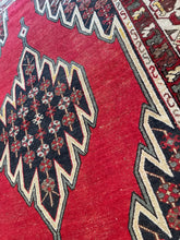 Load image into Gallery viewer, Vintage Hand Knotted Persian Mazlaghan (4'3" x 6'1")