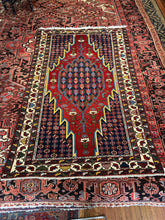 Load image into Gallery viewer, Vintage Hand Knotted Persian Mazlaghan (4'3" x 6'7")