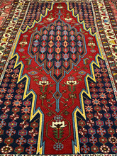 Load image into Gallery viewer, Vintage Hand Knotted Persian Mazlaghan (4'3" x 6'7")