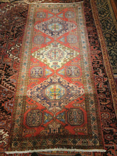Load image into Gallery viewer, Vintage Hand Knotted Persian Meshkin Runner (4&#39;4&quot; x 9&#39;9&quot;)