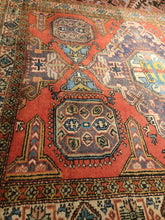 Load image into Gallery viewer, Vintage Hand Knotted Persian Meshkin Runner (4&#39;4&quot; x 9&#39;9&quot;)