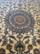 Load image into Gallery viewer, Vintage Hand Knotted Persian Naiin (6'5" x 10')