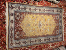 Load image into Gallery viewer, Vintage Hand Knotted Pakistani Rug (4'3" x 6'7")