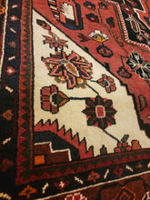 Load image into Gallery viewer, Vintage Hand Knotted Persian Saveh (5'5" x 7'9")
