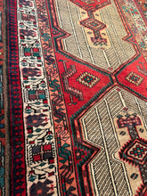 Load image into Gallery viewer, Vintage Hand Knotted Persian Serab Runner (3'5" x 11'1")