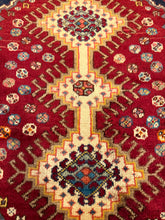 Load image into Gallery viewer, Vintage Hand Knotted Persian Shiraz (3'3" x 4'10")