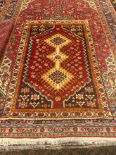 Load image into Gallery viewer, Vintage Hand Knotted Persian Shiraz (3'3" x 4'10")