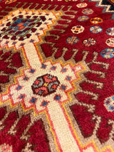 Load image into Gallery viewer, Vintage Hand Knotted Persian Shiraz (3'3" x 4'10")