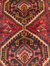 Load image into Gallery viewer, Vintage Hand Knotted Persian Shiraz (3'2" x 5'2")