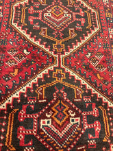 Load image into Gallery viewer, Vintage Hand Knotted Persian Shiraz (3'2" x 5'2")