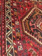 Load image into Gallery viewer, Vintage Hand Knotted Persian Shiraz (3'2" x 5'2")