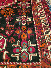 Load image into Gallery viewer, Vintage Hand Knotted Persian Shiraz (7'5" x 10'1")